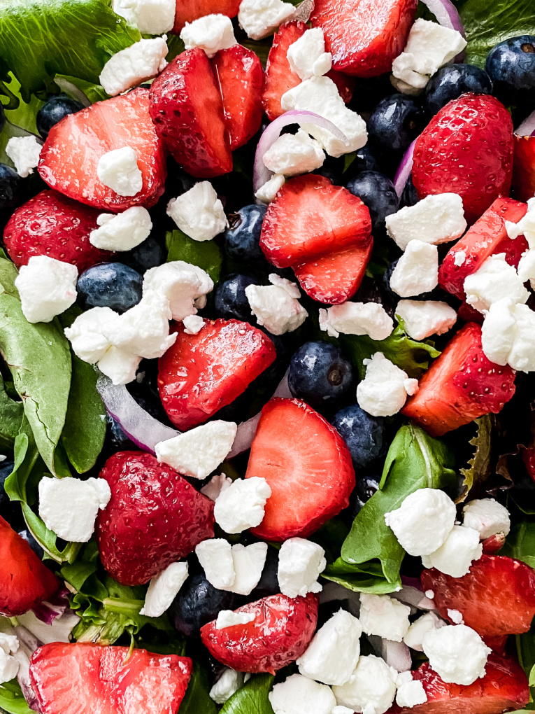 view of summer berry salad