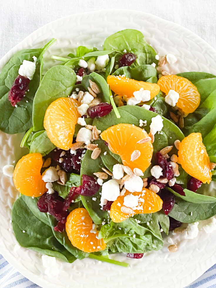 Spinach Salad with Mandarin Oranges