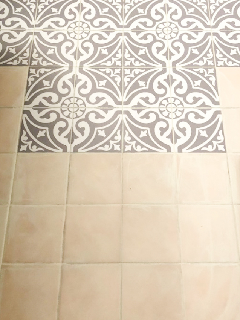 Vinyl floor 2024 tile stickers