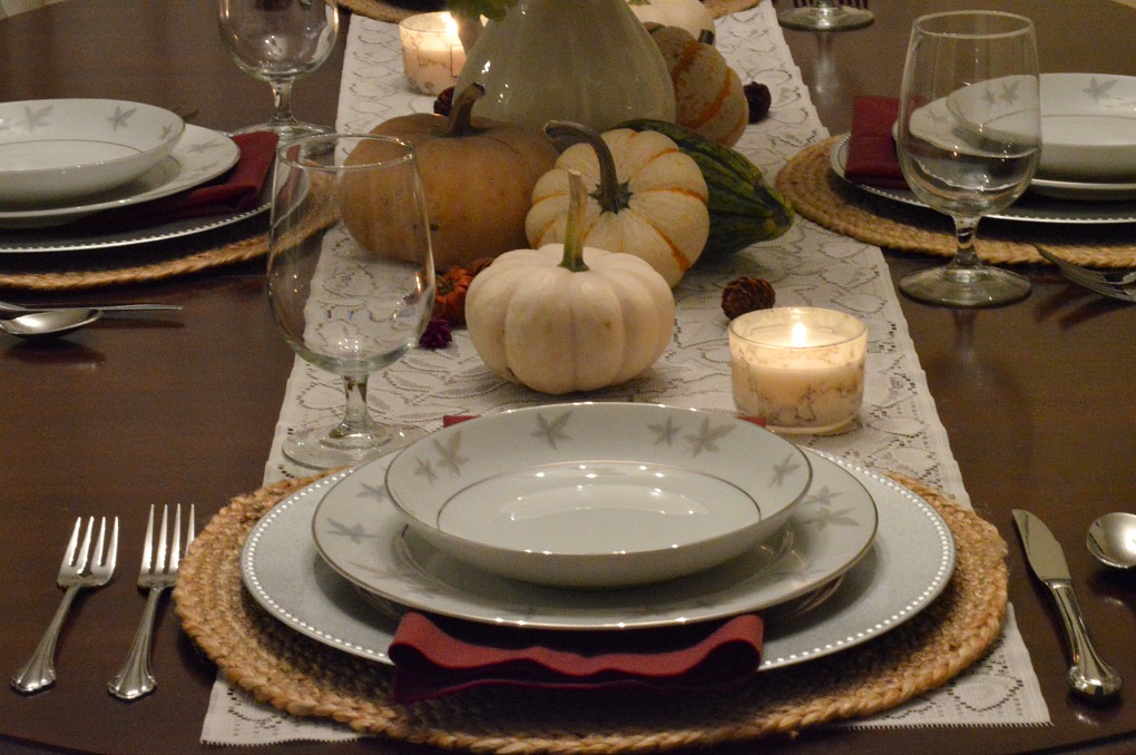 Welcome Fall Nature-Inspired Tablescape - My Family Thyme