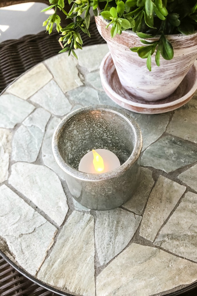 DIY Mercury Glass Candle Holders - Cali Girl In A Southern World