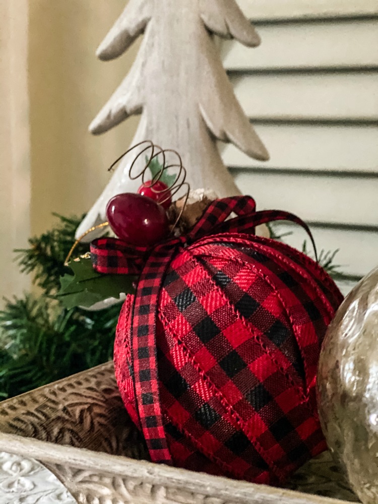 Christmas Tree Ribbon DIY - MY 100 YEAR OLD HOME