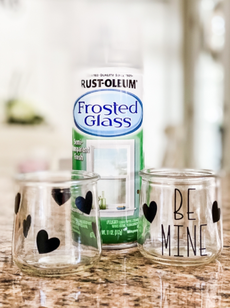 Etched Glass Laundry Detergent Container - DIY Inspired