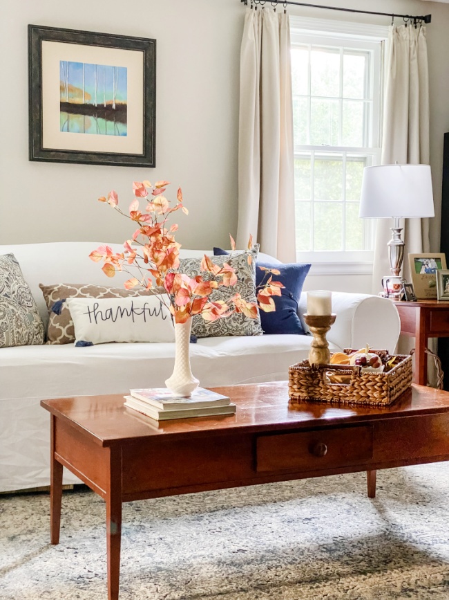 Rustic Fall Touches In The Bedroom And Living Room - Midwest Life and Style  Blog