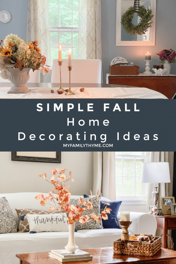 fall dining room and living room pin