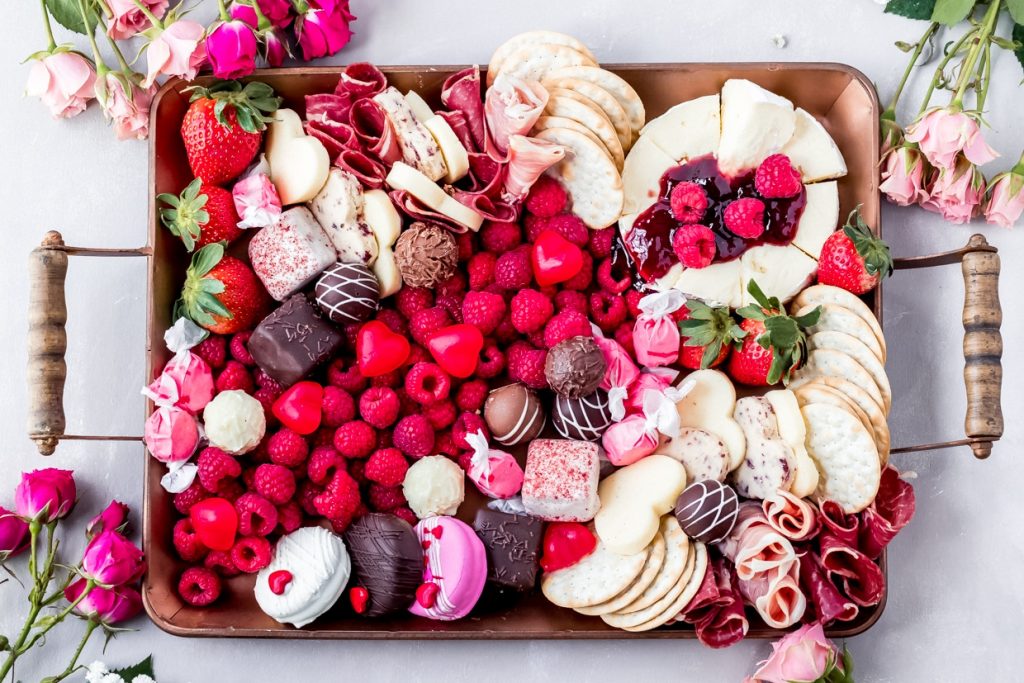 Valentine Charcuterie Board from Wanderlust and Wellness