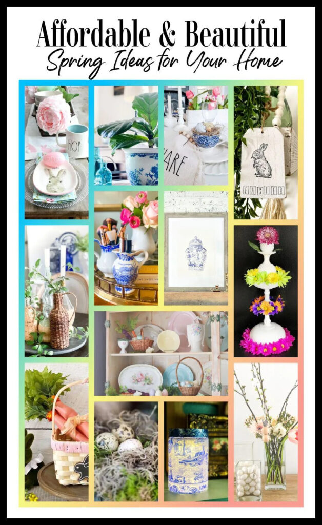 collage of projects for April Thrifty Style Team