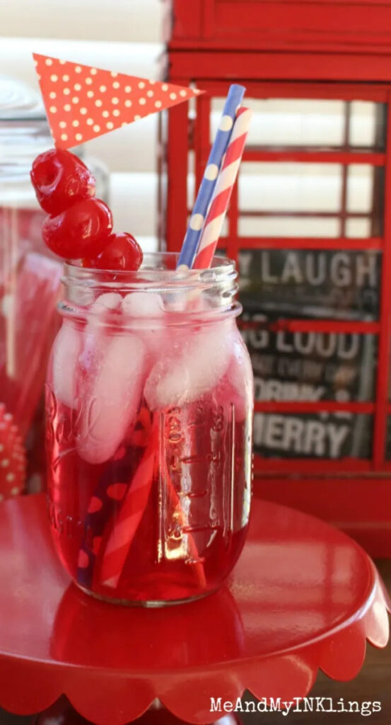 cherry man mocktail patriotic drink