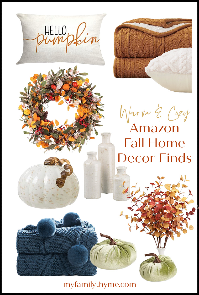Warm and Cozy Amazon Fall Decor Finds