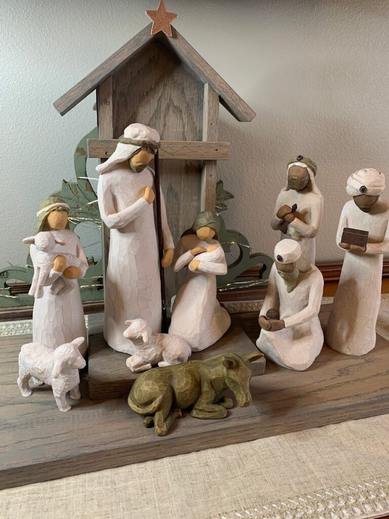 diy nativity stable