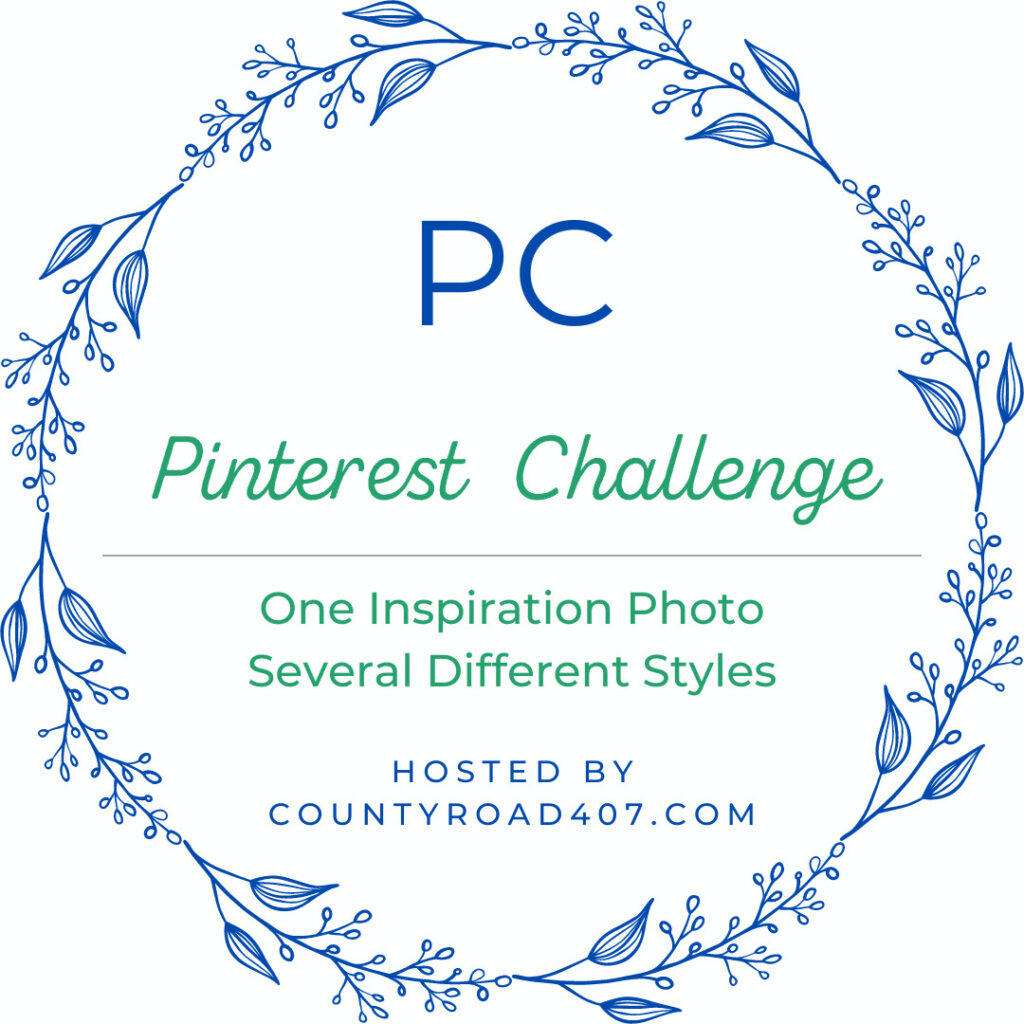 Summer Pinterest Challenge graphic in blue