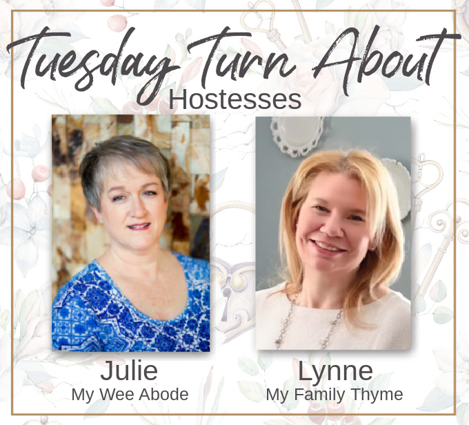 Tuesday Turn About hostess collage with Julie and Lynne