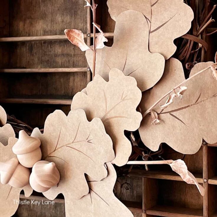 Image for How To Make A Paper Bag Fall Leaf Wreath